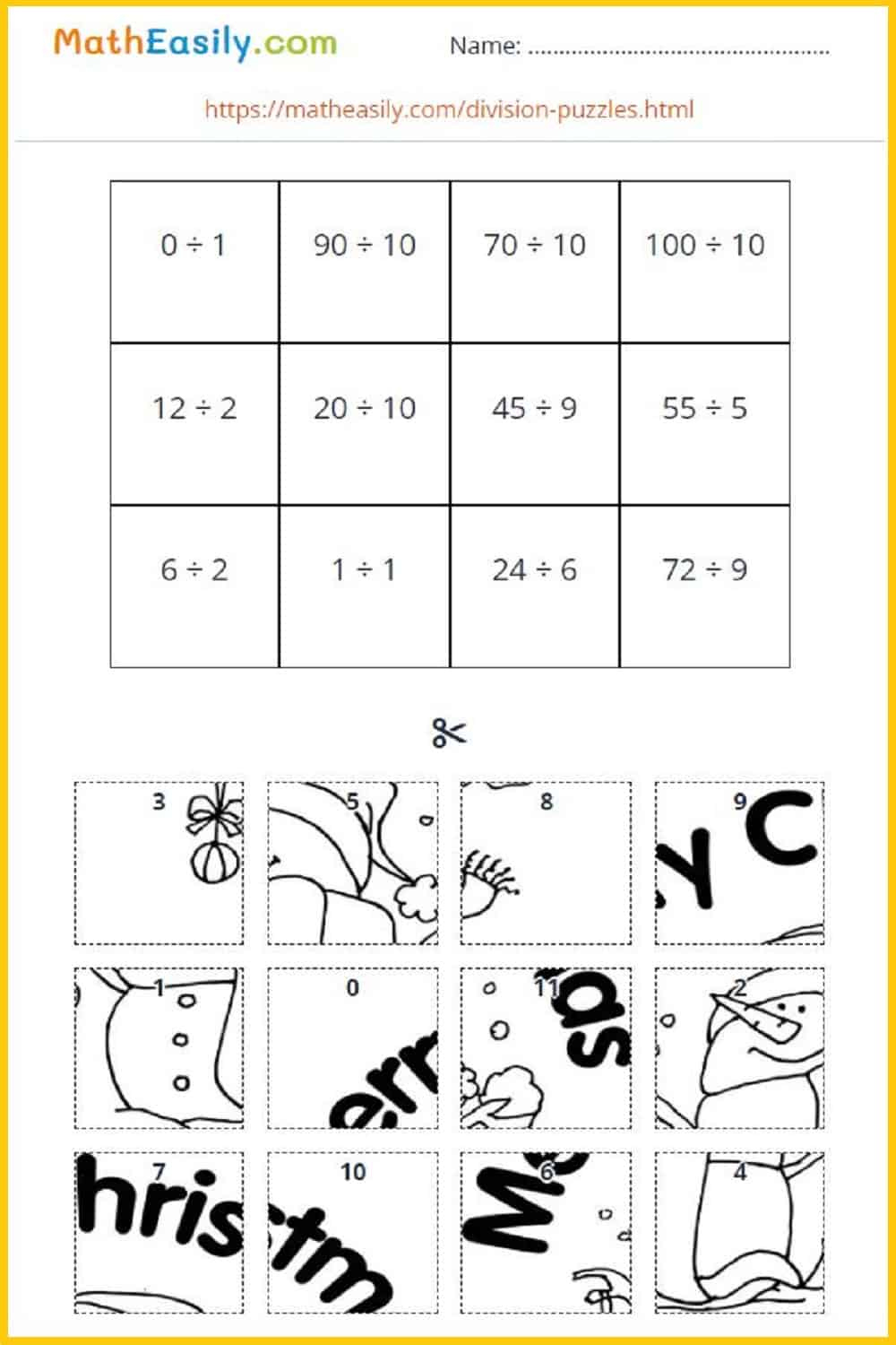 Math Christmas Worksheets Pdf | Free Download 🎄 pertaining to Free Christmas Division Worksheets