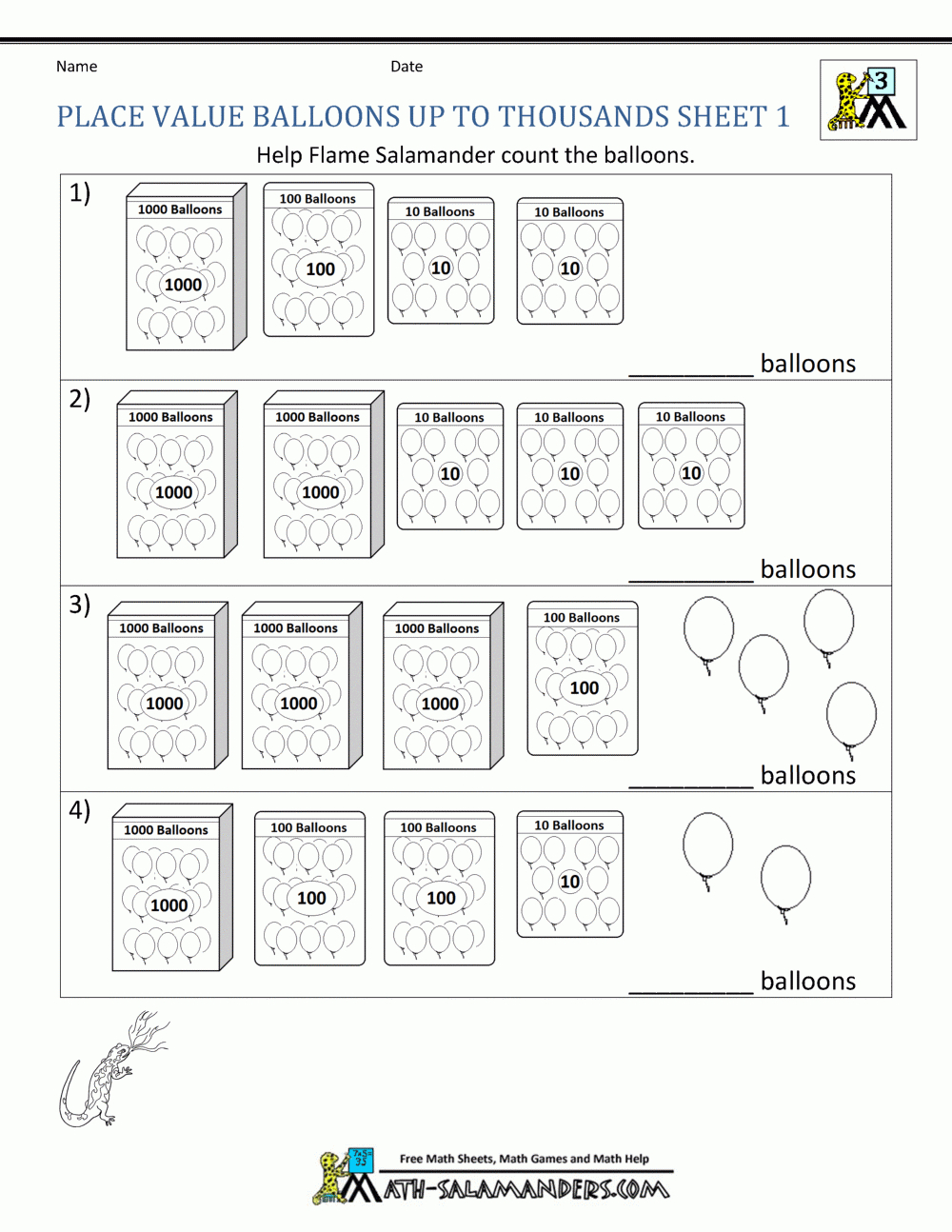 Place Value Worksheets 3Rd Grade throughout Place Value Christmas Worksheets