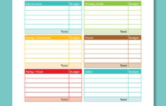 Printable Christmas Budget Planner - Happiness Is Homemade with regard to Christmas Gift Budget Worksheets