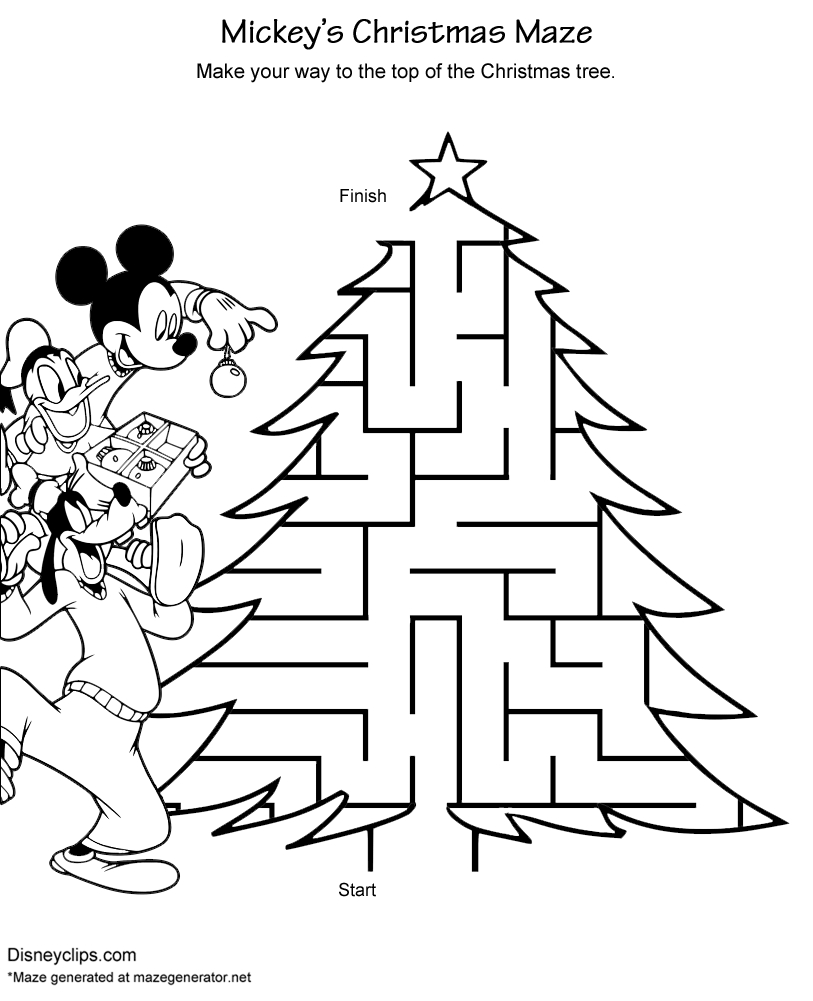 Printable Disney Christmas Games | Disneyclips intended for Mickey&amp;#039;S Christmas Carol Worksheets