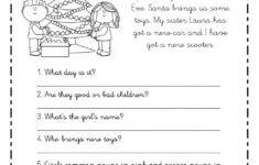 Reading Comprehension Christmas Worksheet - Worksheets Library pertaining to Christmas Reading Worksheets For 2Nd Grade