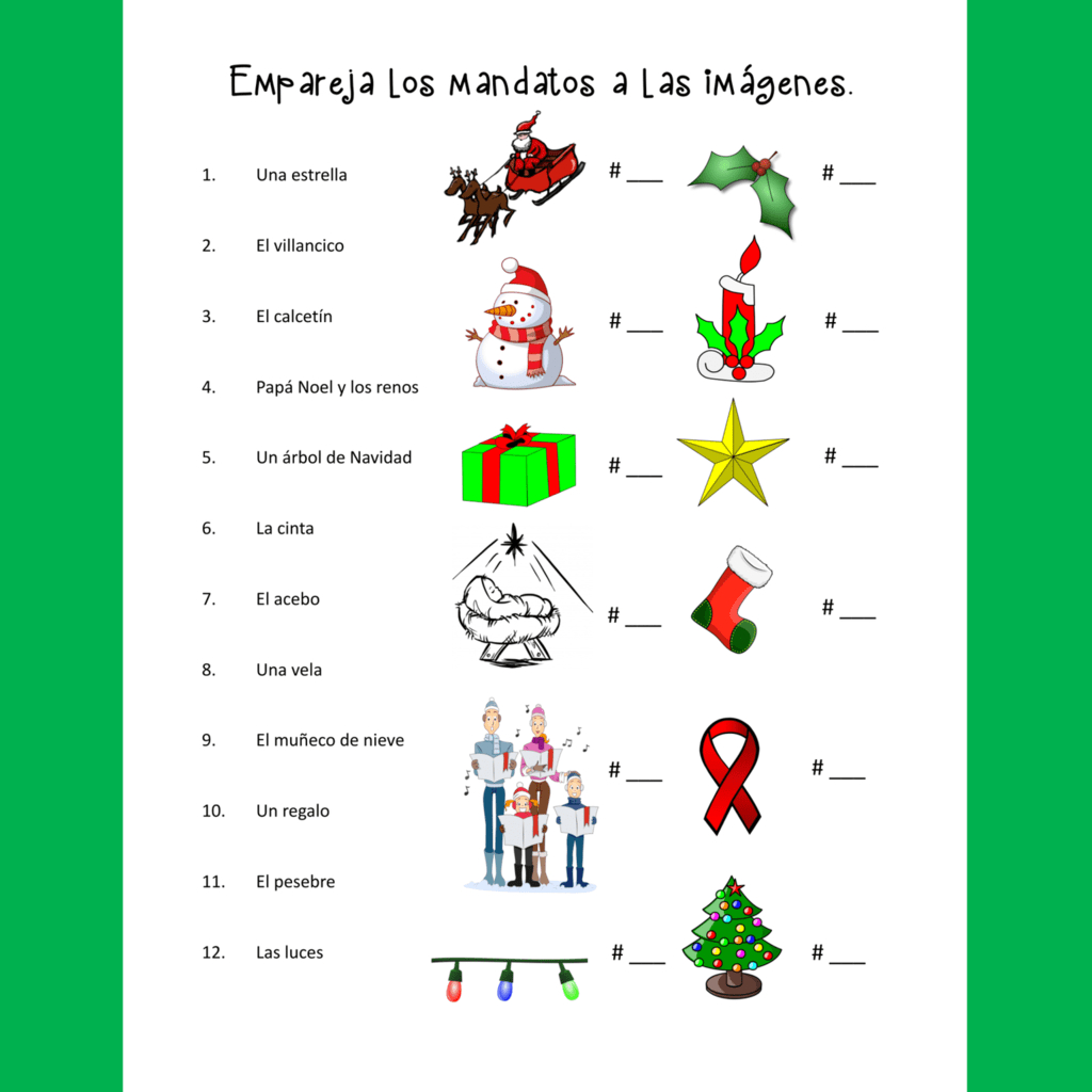 Spanish Christmas La Navidad Interactive Notebook Activities inside Feliz Navidad Christmas In Spanish Speaking Countries Worksheets Answers