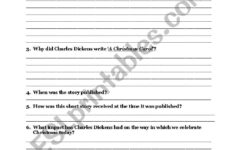 The Man Who Invented Christmas ( Charles Dickens) - Esl Worksheet with regard to The Man Who Invented Christmas Worksheets