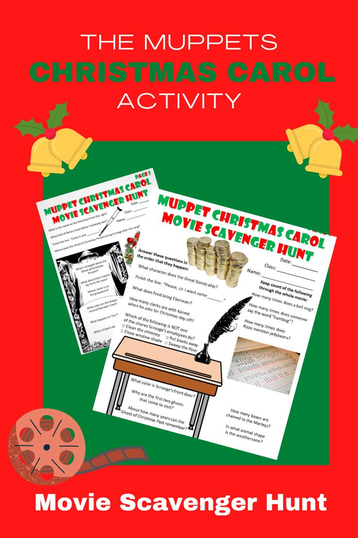 The Muppets Christmas Carol Printable Activity intended for Muppets Christmas Carol Worksheets