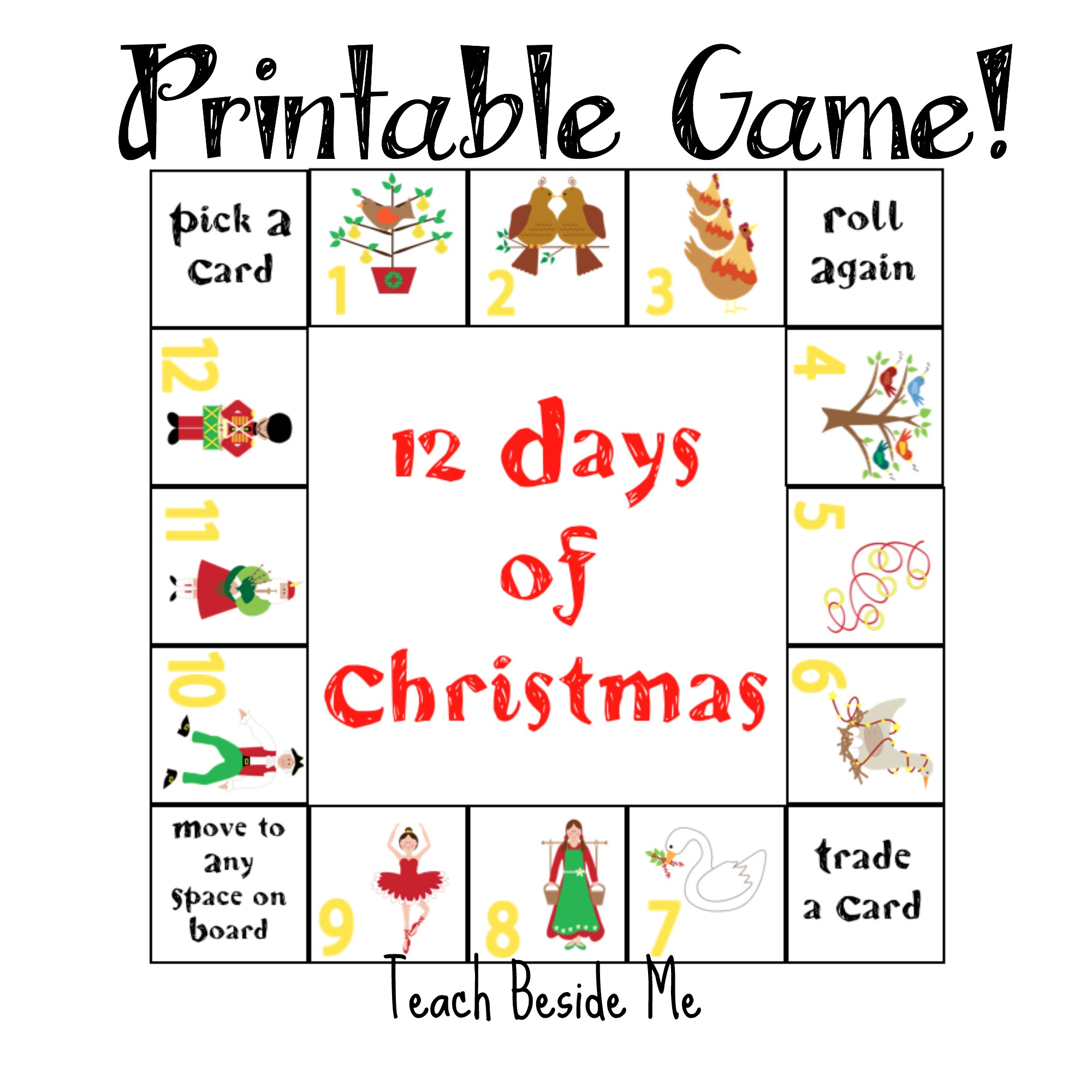 The Twelve Days Of Christmas - Esl Worksheetcarotte with regard to The Twelve Days Of Christmas Worksheets