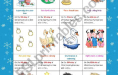 Twelve Days Of Christmas Math Story Problems - Classroom Freebies throughout Twelve Days of Christmas Worksheets Math