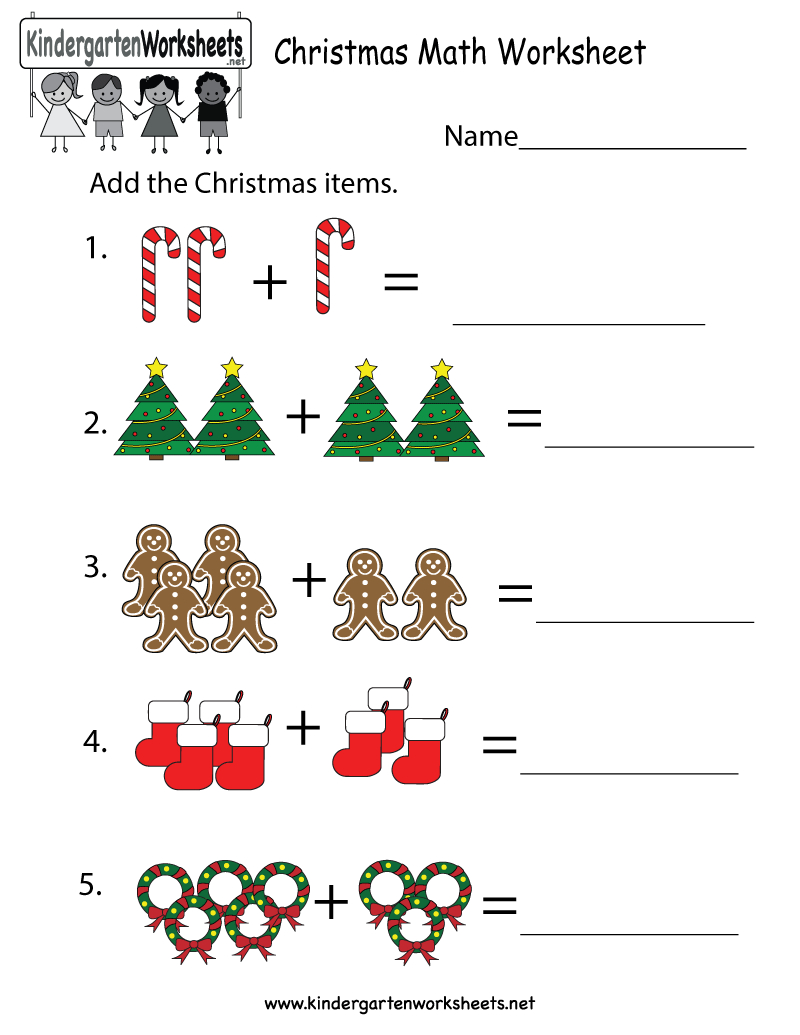 Worksheets Library - Worksheets Library within Christmas Math Preschool Worksheets