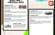 World War I Christmas Truce Reading Comprehension Worksheet inside World War 1 Christmas Truce Worksheets Answers