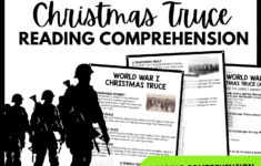 World War I Christmas Truce Reading Comprehension Worksheet intended for World War 1 Christmas Truce Worksheets