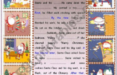 Writing : A Christmas Story - Esl Worksheetsruggy for Writing a Christmas Story Worksheets