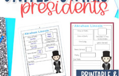 All United States President Fact Worksheets | Free Printable within Free Us Presidents Worksheets