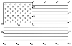 American Flag - Connect The Dots, Count2'S (Presidents' Day) with Presidents Day Preschool Worksheets