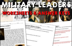 Amerikanische Militärführer Lesen Arbeitsblätter, Us-Geschichte within The President'S Cabinet Worksheet Answer Key