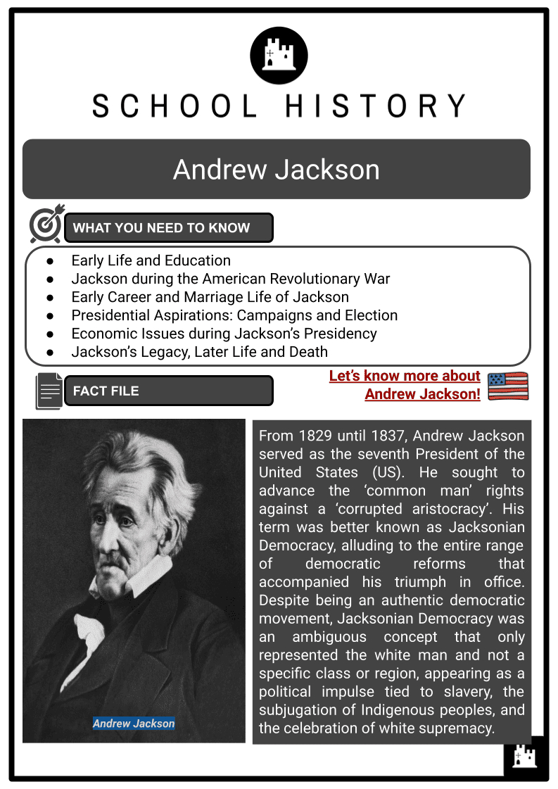 Andrew Jackson | Life, Presidency, Legacy | History Worksheets pertaining to Jackson&amp;amp;#039;s Presidency In Review Worksheet