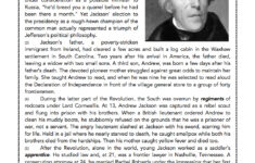 Andrew Jackson- U.s. President Biography And Assessment - Classful within Jackson'S Presidency In Review Worksheet Answers