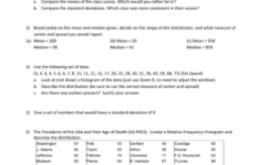 Ap Statistics Ch. 4 &amp; 5 Practice Problems pertaining to 74 93 Presidents Worksheet Answer Key