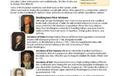 Cabinet Building In U.s. Governance: Historical Insights And with regard to The President'S Cabinet Worksheet Answer Key