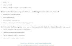 Electing A President: Quiz &amp; Worksheet For Kids | Study within Electing A President Worksheet