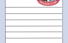 Free Printable If I Was President Writing Prompt - Classy Mommy inside President'S Day Worksheets
