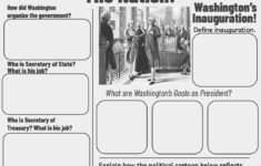 George Washington, Zeitung, Aktivität, Amerikanisch, Geschichte with George Washington Presidency Worksheet