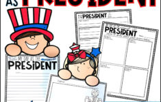 If I Were President Craft | Presidents' Day Writing Prompt inside Presidents Day Writing Prompt Worksheet