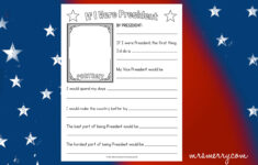 If I Were President" Worksheet Free Printable | Mrs. Merry with regard to If I Were President Printable Worksheet