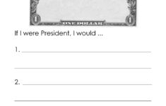 If I Were President (Writing Activity) | Squarehead Teachers throughout If I Was President Worksheet