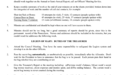 Legion Of Mary: Secretary &amp; Treasurer Duties with regard to Legion Of Mary President Worksheet