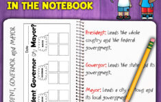 Levels Of Government Sorting Activity | President Governor Mayor throughout Mayor Governor President Worksheet