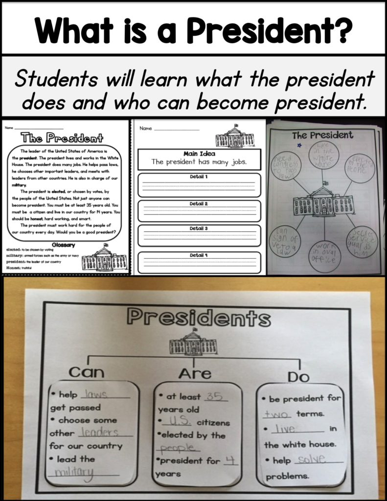 President&amp;#039;S Day Activities - Sarah&amp;#039;S Teaching Snippets with What Does The President Do Worksheet