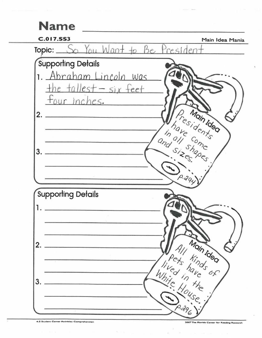 Presidents Day Activities So You Want To Be President (No Book with So You Want To Be President Worksheets