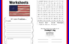 President'S Day | As They Grow Up within President Day Worksheet