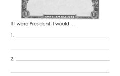 President'S Day for If I Were President Worksheet Kindergarten