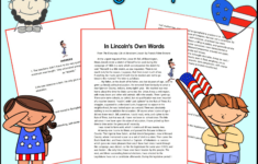 Presidents Day Reading Comprehension In Lincoln'S Own Words regarding Presidents Day Comprehension Worksheets Free