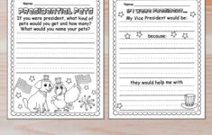 President'S Day Writing Activities | If I Were President Printable with regard to If I Were President Printable Worksheet