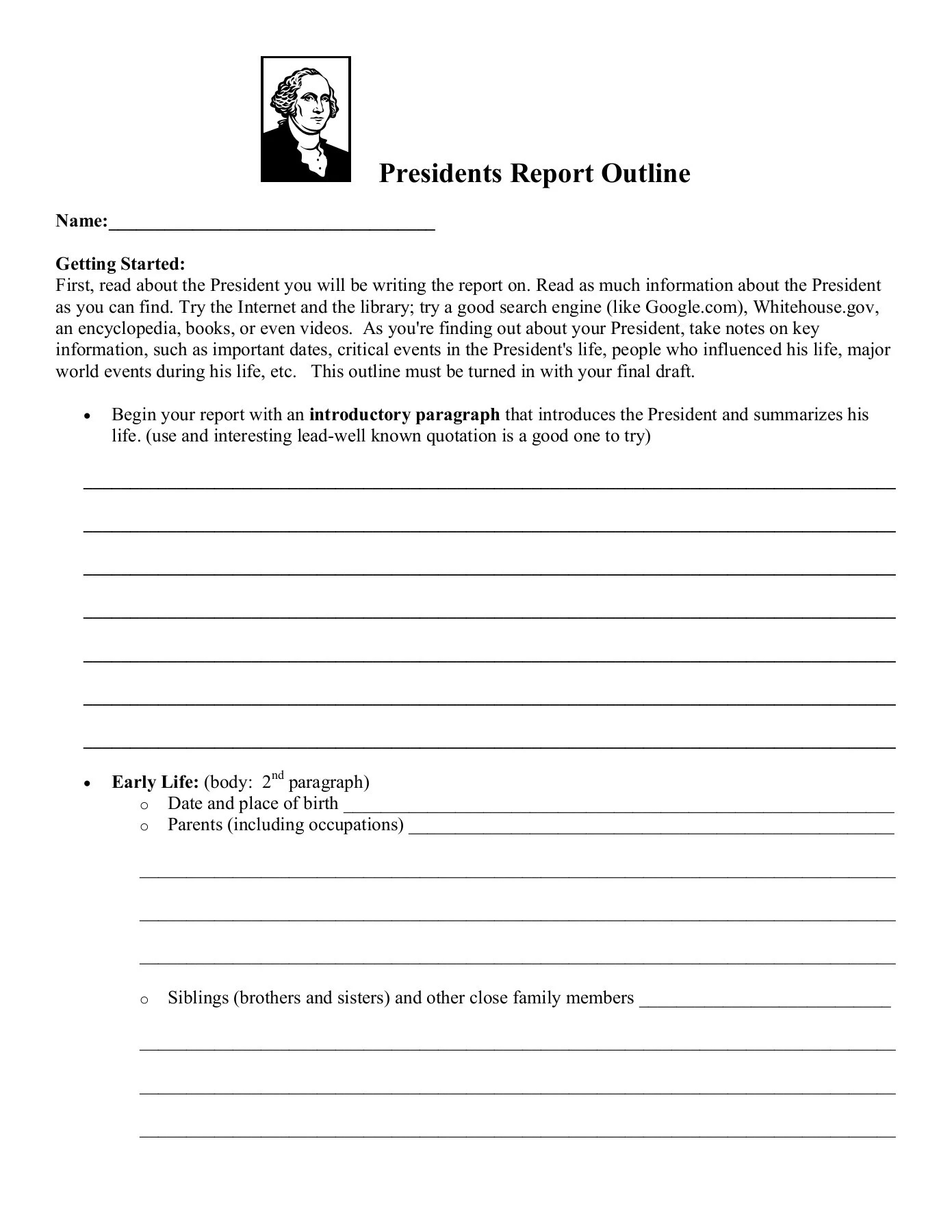 Presidents Report Outline - Timpanogos Academy Pages 1-4 - Flip regarding President Report Worksheet