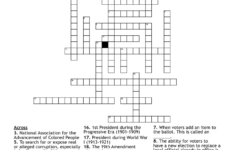 Progressive Era Crossword - Wordmint throughout Progressive Presidents Worksheet Answers