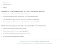 Quiz &amp; Worksheet - Jimmy Carter'S Presidency | Study intended for Jimmy Carter'S Presidency Worksheet