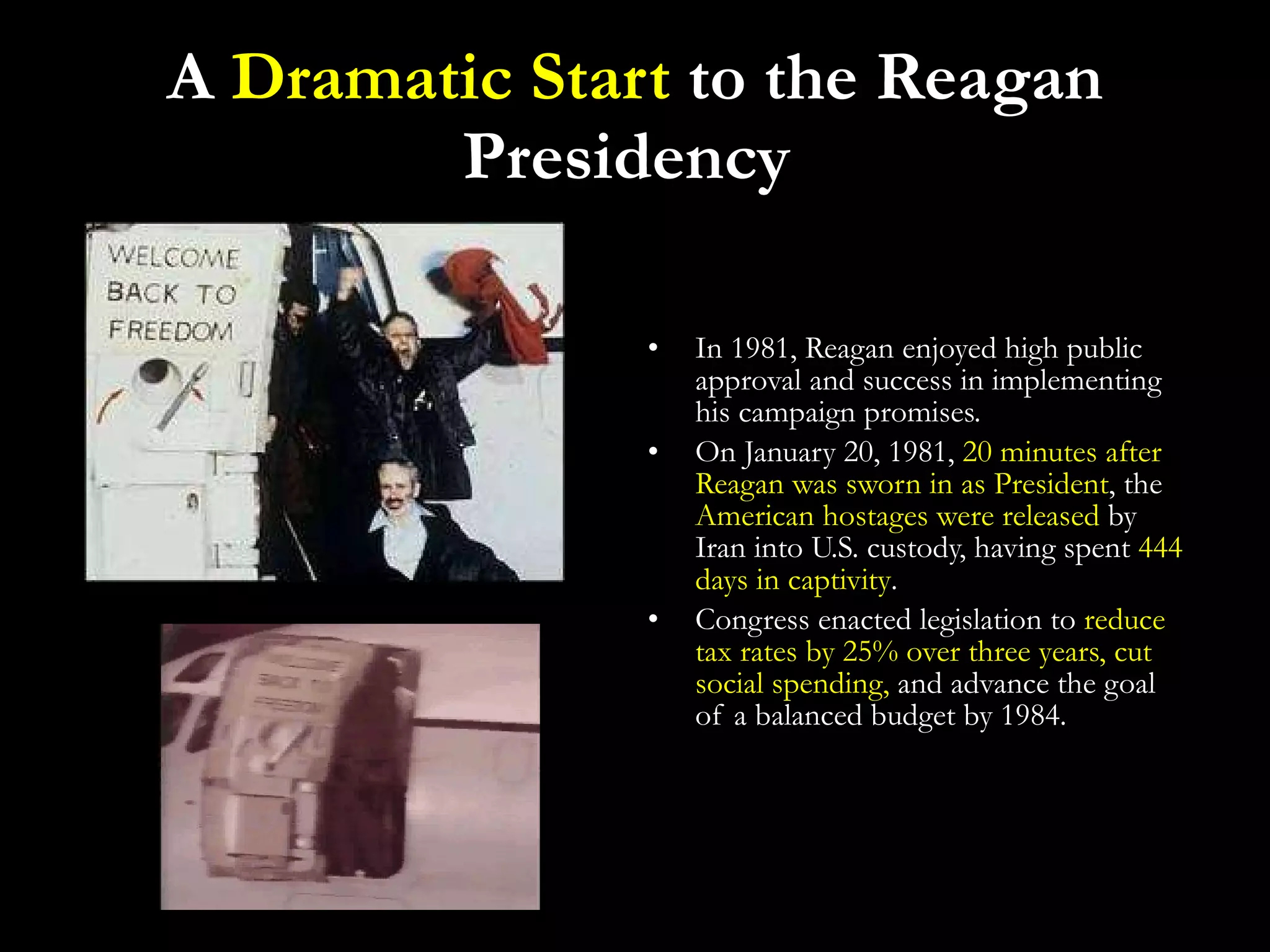 Reagan Revolution | Ppt regarding President Reagan &amp;amp; The Reagan Revolution Worksheet