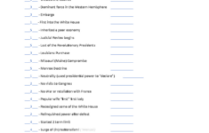 Ssush 6 Territorial Expansion: Guided Questions &amp; Key Concepts pertaining to First Five Presidents Worksheet