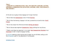 Tema-1 “ Language As Communication: Oral And Written regarding The Ultimate Guide To The Presidents Worksheet Answers 1824 1849