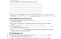 The Presidency In Action Worksheet Answers: Fill Out &amp; Sign Online intended for The Presidency Worksheet Answers