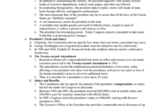 The Presidency: President &amp; Vp - Duties, Qualifications, Election throughout All The President'S Men And Women Worksheet Answer Key