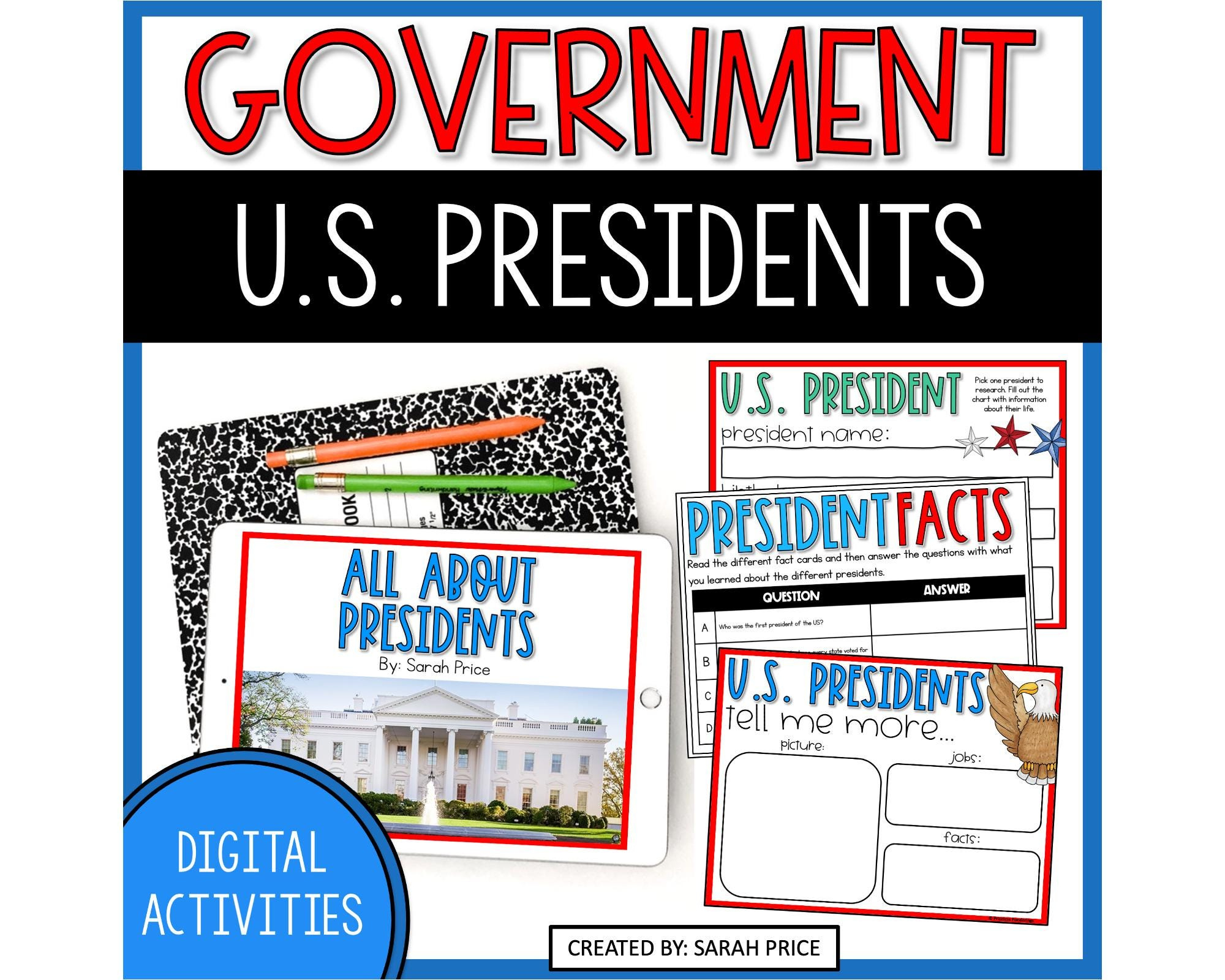 U.s. Presidents Interactive Digital Activities | Presidential inside All the President&amp;amp;#039;s Men And Women Worksheet